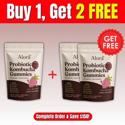 Alora® Essential Probiotic Gummies (Buy 1, Get 2 FREE)
