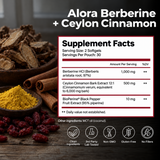 Alora Supplement Facts with serving size two softgels and 30 servings per pouch