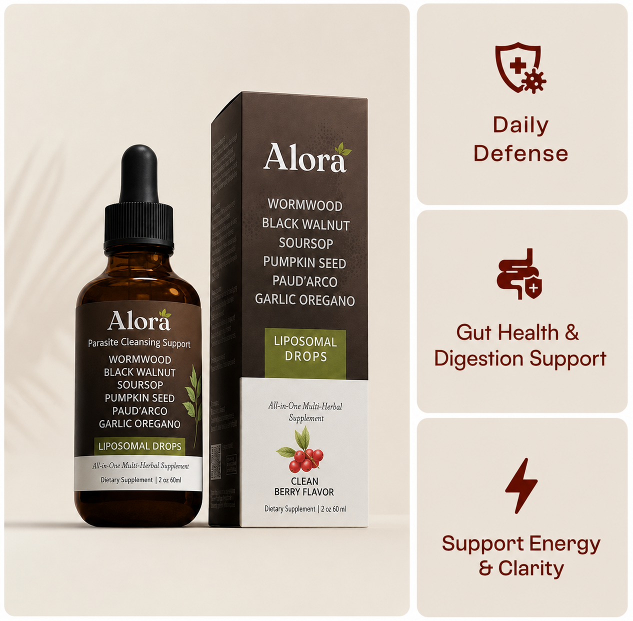 Black Walnut Wormwood Parasite Cleanse